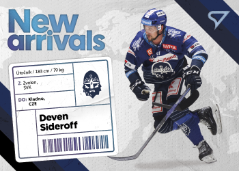 Deven Sideroff Kladno Tipsport ELH 2023/24 SportZoo 1. serie New Arrival #NA-18